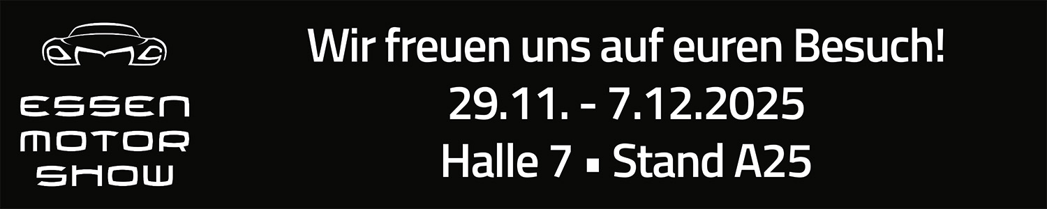 Tomason auf der Essen Motor Show vom 29.11. bis 7.12.2025 in Halle 7 Stand A25